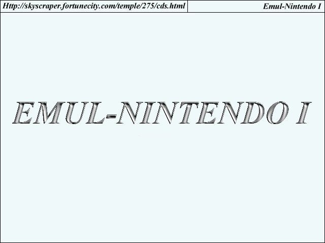 Emul - Nintendo Vol. I